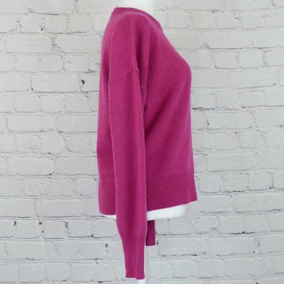 NWT THEORY 100% Cashmere Drop Shoulder Sweater - Picture 4 of 8